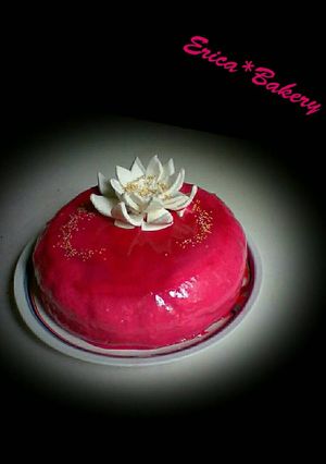 Tükörglazúr / Tükörmáz / Mirror glaze (mézzel) recept fotója