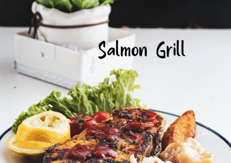 Resepi Salmon Grill yang Bergizi