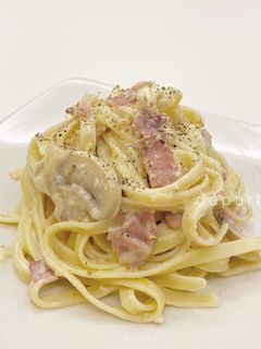 Foto resep Fettucini Carbonara