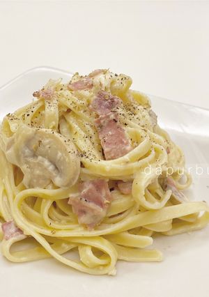 Foto resep Fettucini Carbonara