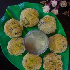 A picture of Masala Vada (steamed).