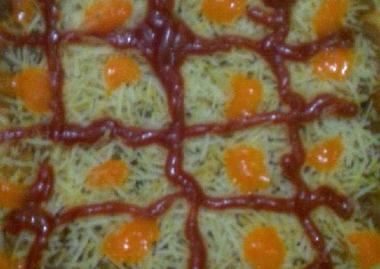 Resep Pizza barbeque tanpa telur awet lembutnya Anti Gagal