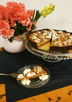 Zdjęcie przepisu Tarta kawowo-czekoladowa.