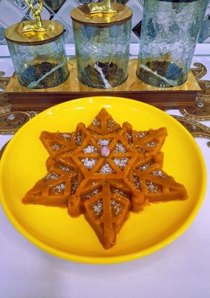 عکسی از دستور حلوای کدو حلوایی🎃