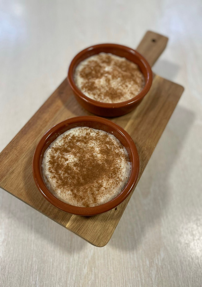 Una foto de Arroz con leche Thermomix para 2