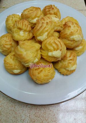 Foto resep Soes vanilla vla (choux patisserie)