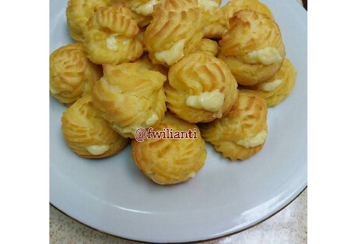 Resep Soes Vanilla Vla Choux Patisserie Oleh Firda Wilianti Cookpad