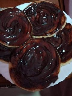 صورة لوصفة بان كيك بشوكولاطة