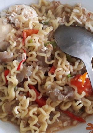 Foto resep 8. Indomie Tumis Pedas