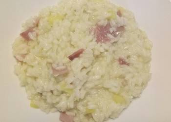 How to Make Tasty Apple speck and provolone piccante risotto