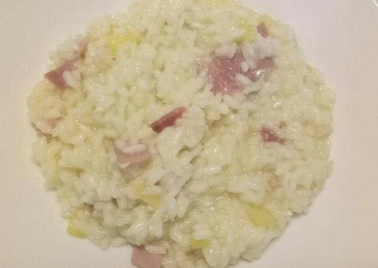 How to Make Speedy Apple, speck and provolone piccante risotto