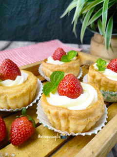 Foto resep Soes Vla Vanila + strawberry (924)