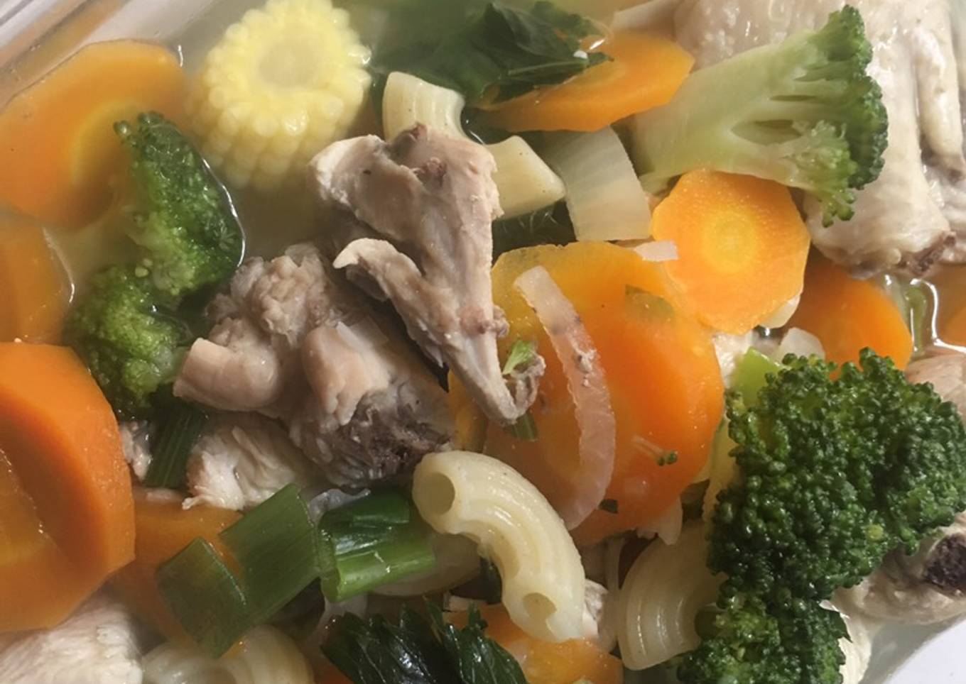 Sop ayam sayur