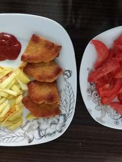 عکسی از دستور ناگت مرغ