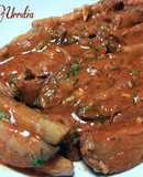 Berenjenas baby en mojo picante