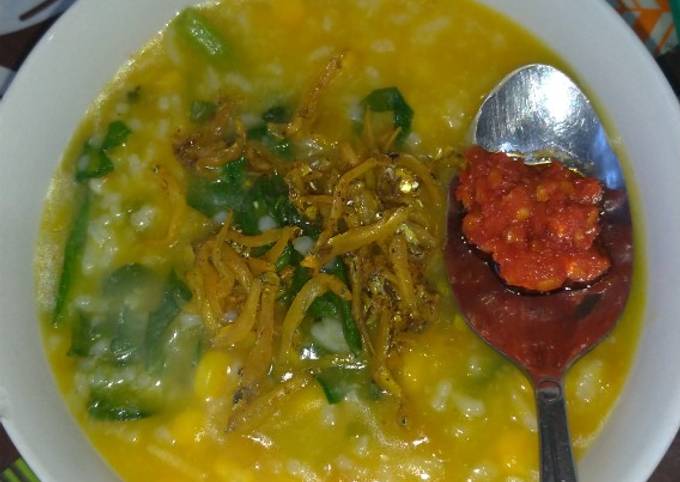 Bagaimana Membuat Bubur manado ala mama atha, Menggugah Selera