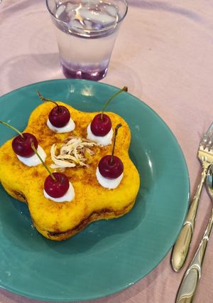 عکسی از دستور ته چین آلبالوپلو