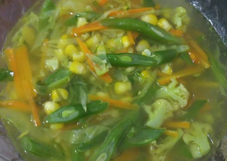 Langkah Mudah untuk Membuat Sup kuning sayuran untuk si kecil..😊 Anti Gagal