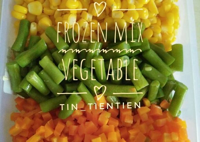 Resep 211. Frozen Mix Vegetable Anti Gagal