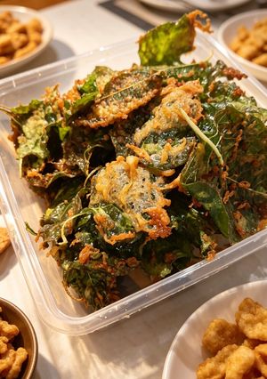 Foto resep Kripik bayam