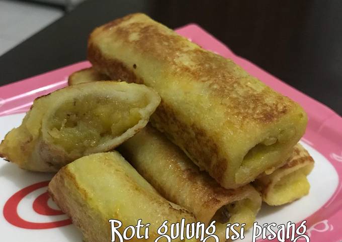 How to Prepare Appetizing Roti Gulung isi Pisang