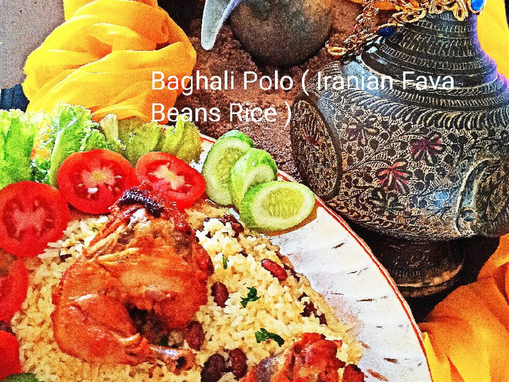 Resep Baghali Polo Iranian Fava Bean Rice Anti Gagal