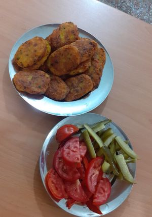 عکسی از دستور کوکو سیب زمینی من درآوردی