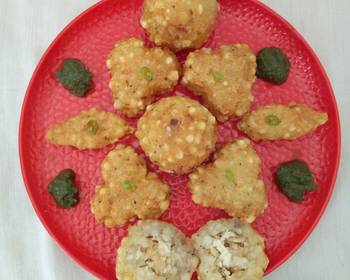 Easy Recipe Stuff crunchy sago patties Delicious Simple