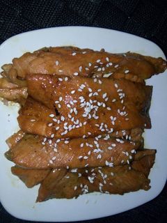 Foto resep Salmon Honey Teriyaki Glaze 🐟🐟🐟