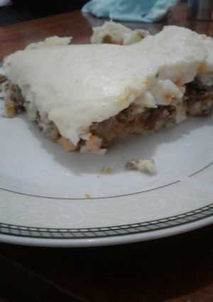 Una foto de Pastel de papas con carne
