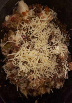A picture of Croc Pot Shepard's Pie.