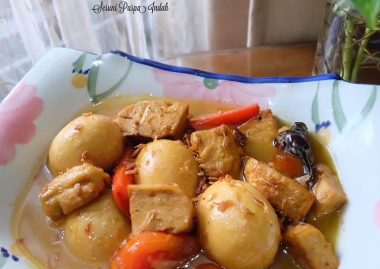 Resep Semur Tahu Telur Lezat