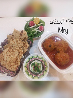 عکسی از دستور کوفته تبریزی و ریزه کاریاش