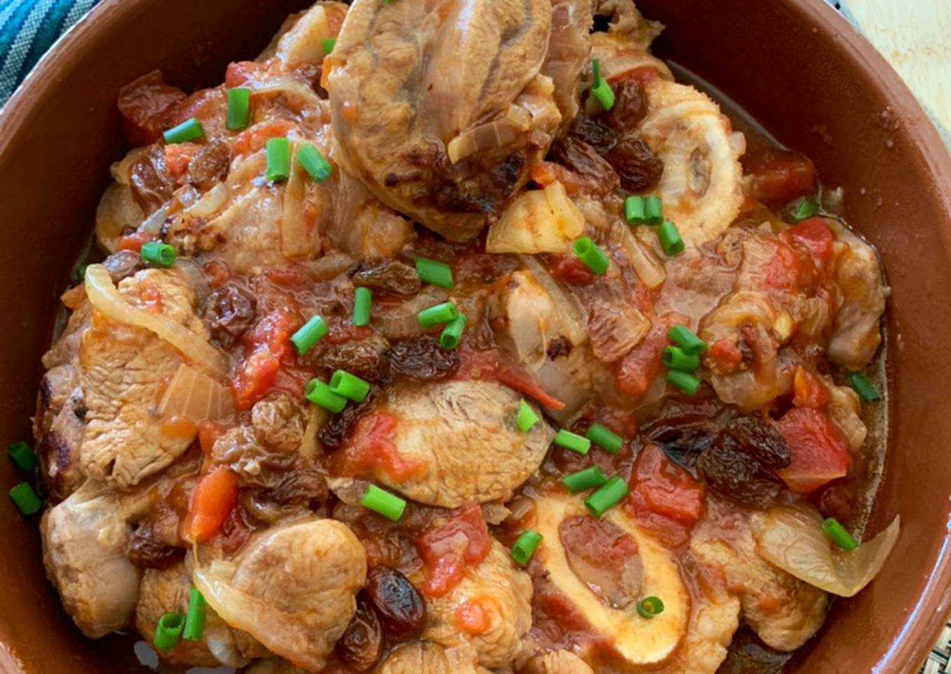 ☆Osso Bucco aux Raisins Secs☆