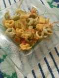 Capelettinis con verduras