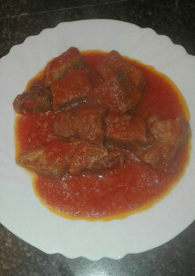 Una foto de Magro ibérico con tomate a mi manera en la olla GM g