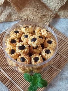 Foto resep Peanut choco Thumbprint Cookies