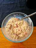 Strawberry cheesecake overnight oats