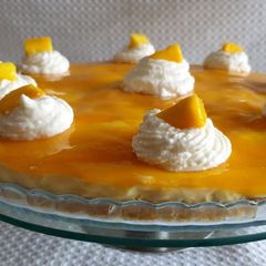 A picture of Mango Cheese Cake.