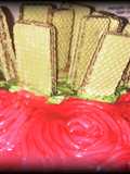 Pastel de rosas fácil