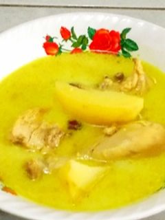 Foto resep Opor ayam kentang