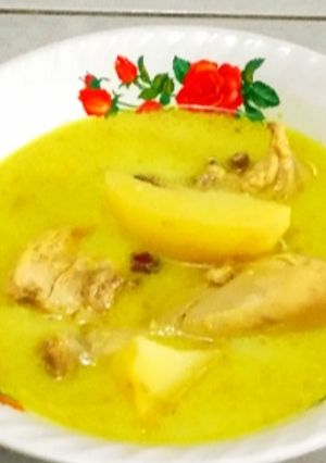 Foto resep Opor ayam kentang