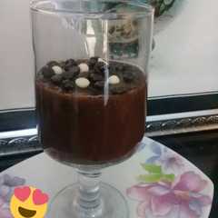 Foto resep Puding coklat susu.