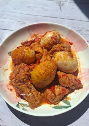 Foto resep Telur Tahu Bumbu Bali