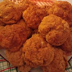 A picture of Porky Chorizo Bisquick Balls.