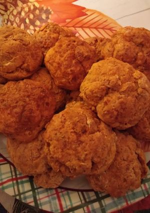 A picture of Porky Chorizo Bisquick Balls.