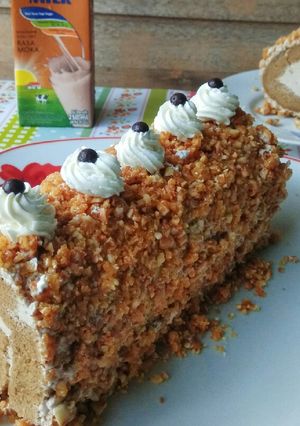 Foto resep Mocca Nougat Rollcake