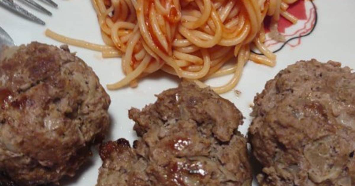 Homemade Meatballs With Spaghetti Mycookbook 2flavours Recipe By Xavier Seror Cookpad