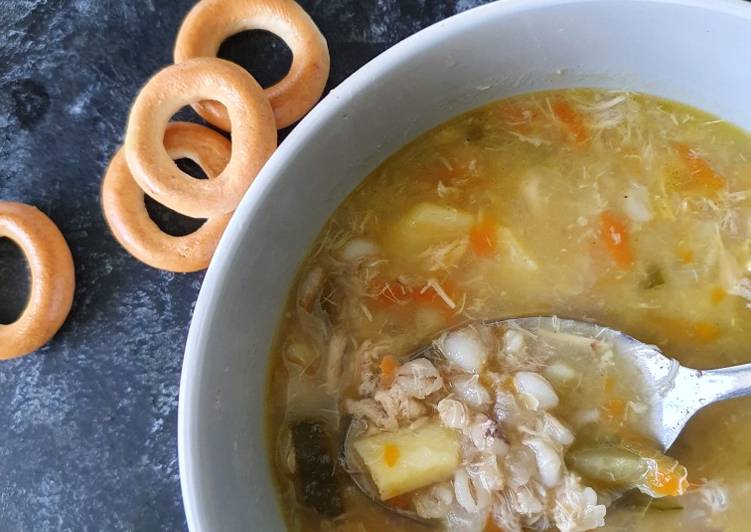 Рассольник с курицей 🍲