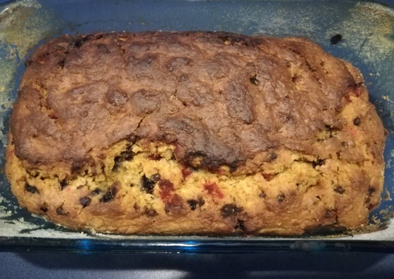 Budín de calabaza de castilla con chips de chocolate